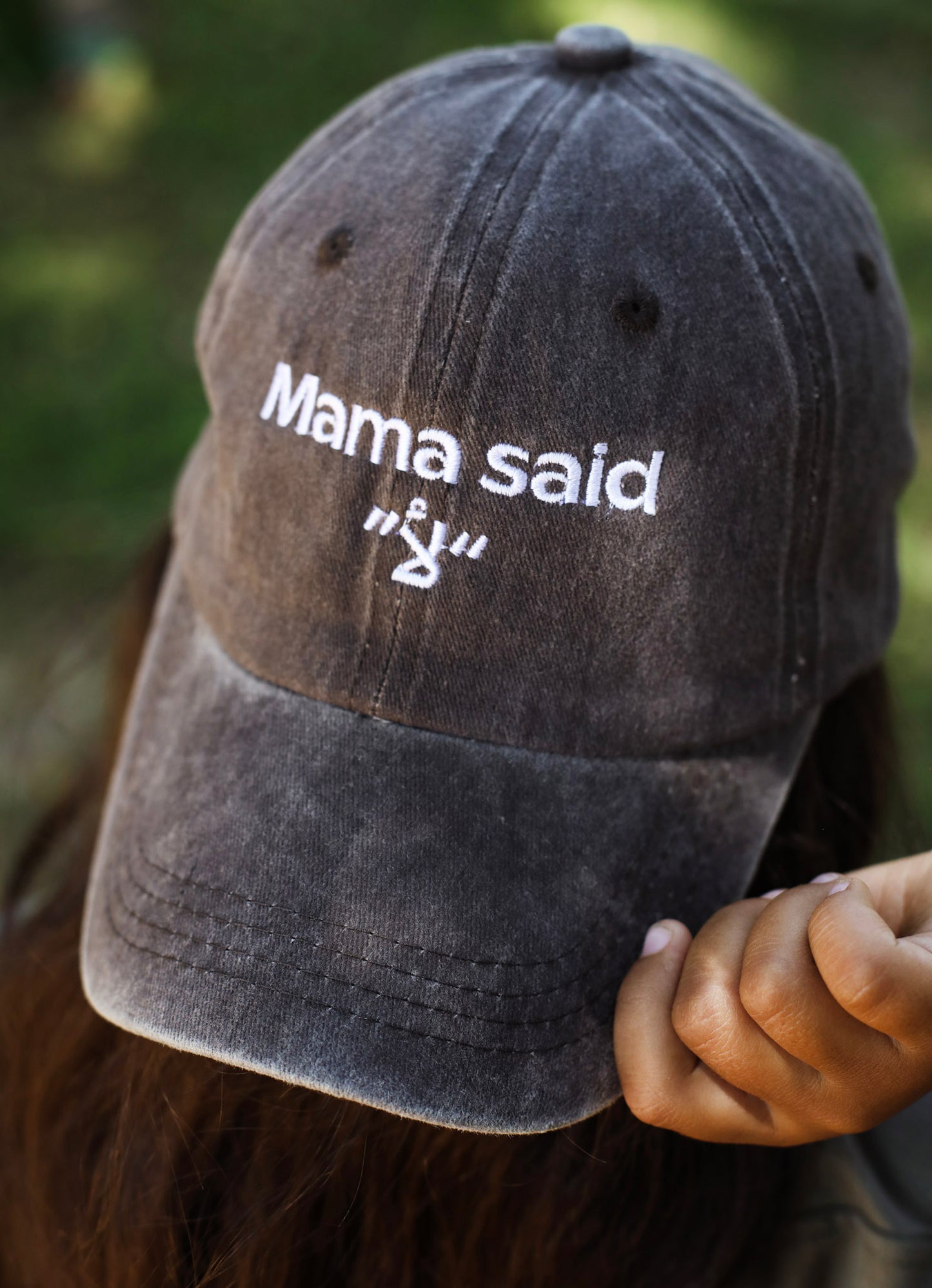Unisex mama said la2 Cap - Brown