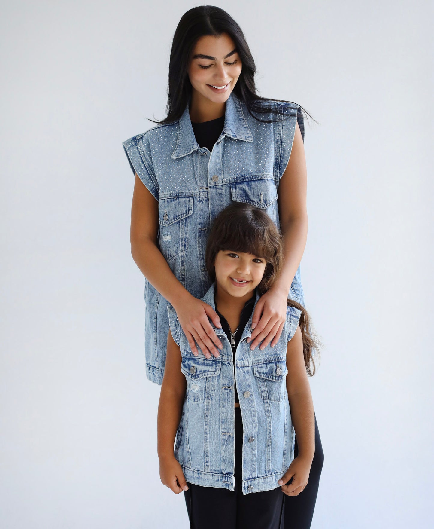 Bling Denim Vest- Kids