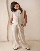 The Bling Linen Set Beige - Kids