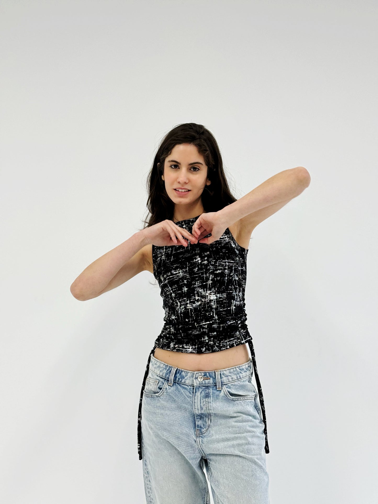 Adjustable Gilded Tank Top Black - Adults