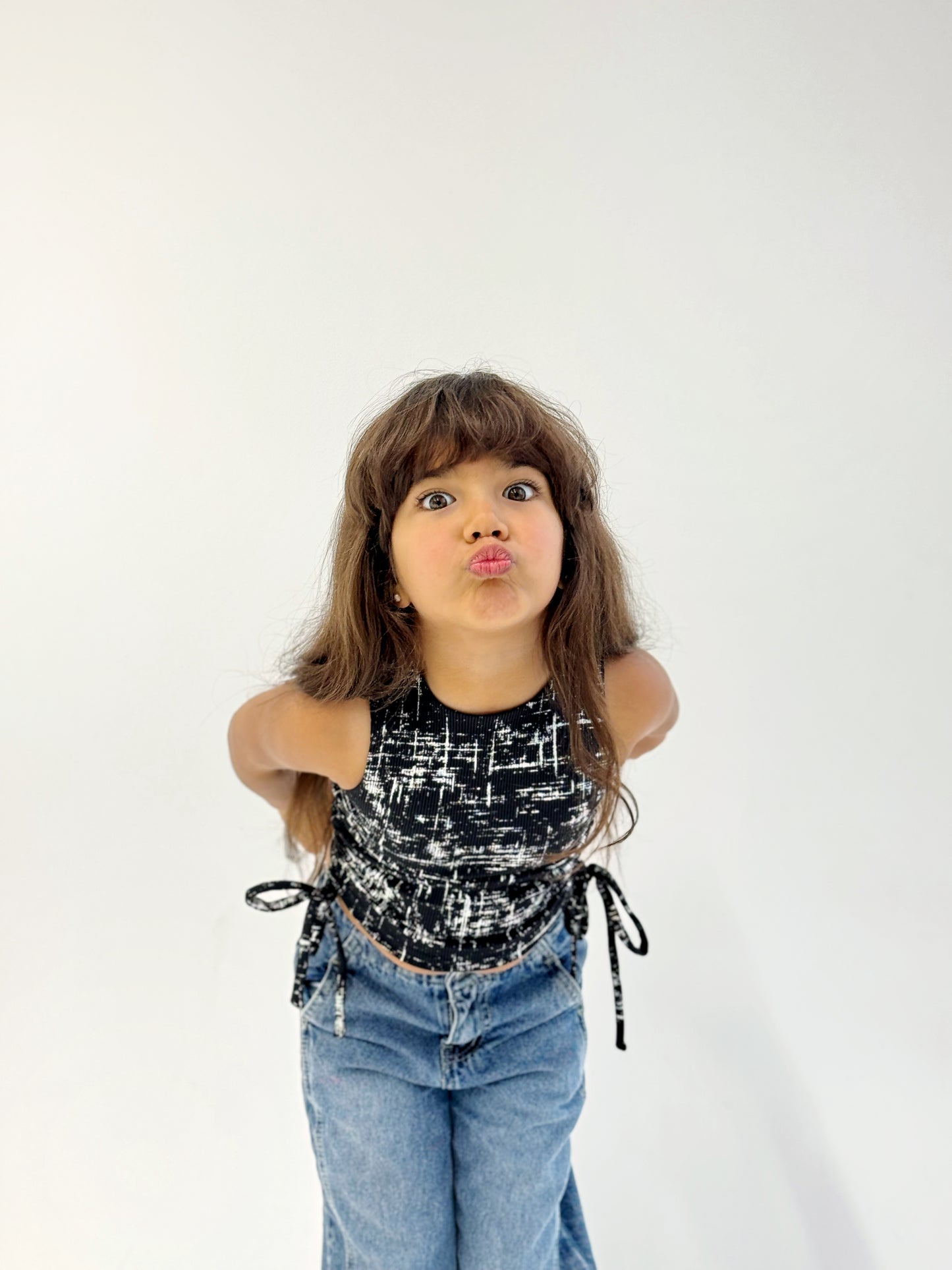Adjustable Gilded Tank Top Black - Kids
