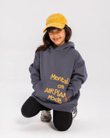 Airplane Mode Grey Hoodie - Kids