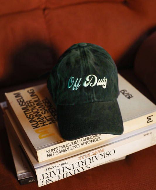 Unisex Off Duty Cap- Dark Green