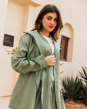 Amulet Linen Cardigan - Olive