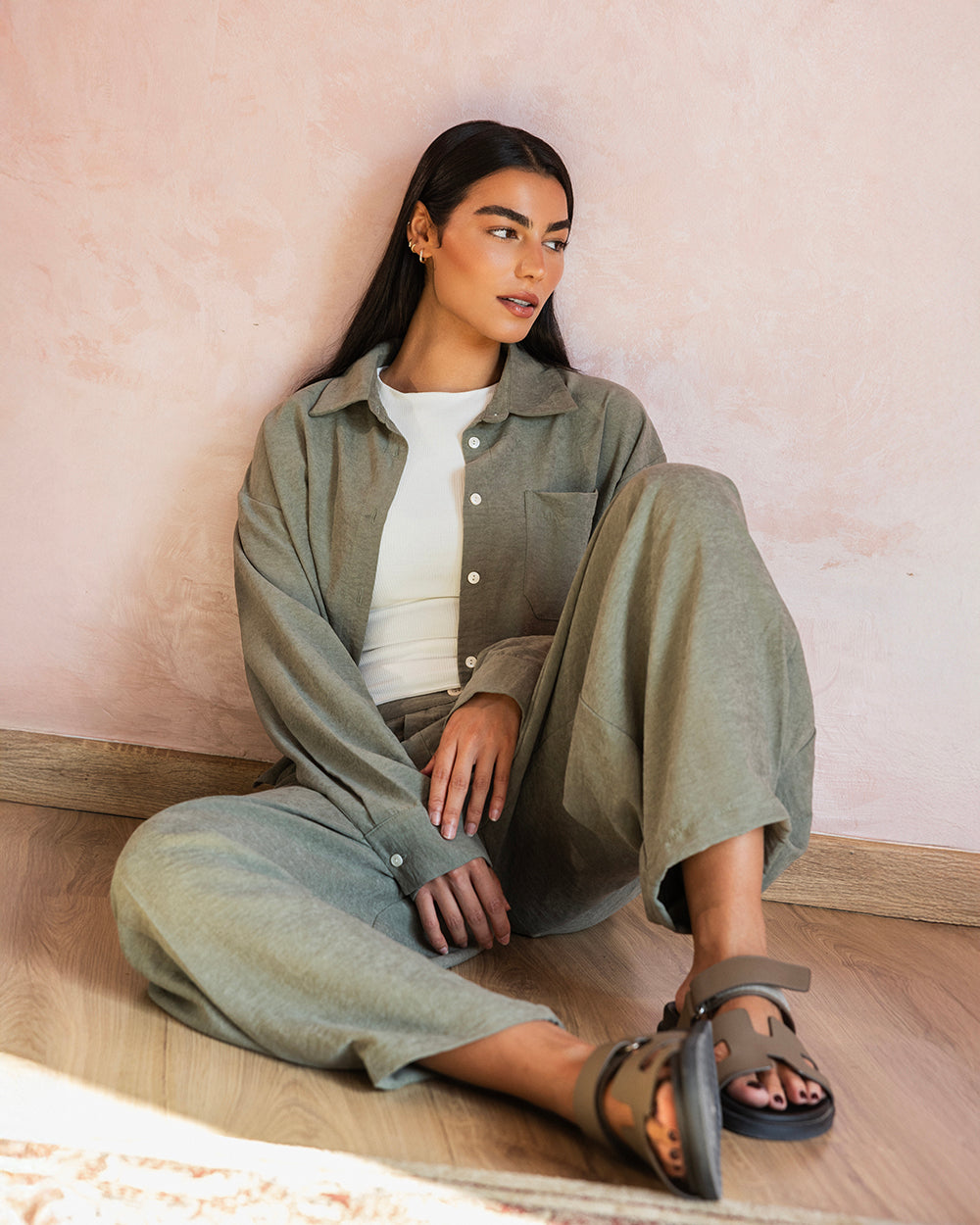 The Cloud-Nine Set - Olive
