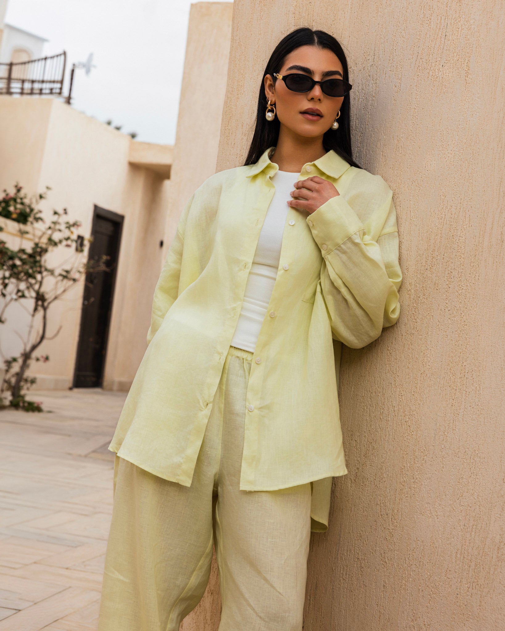 Loom & Line Linen Shirt - Butter Yellow
