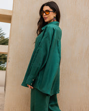 Tamaa edit Linen Shirt - Emerald Green