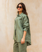 Tamaa edit Linen Shirt - Olive
