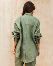 Tamaa edit Linen Shirt - Olive