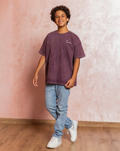 Burgundy Crew Tshirt- Kids