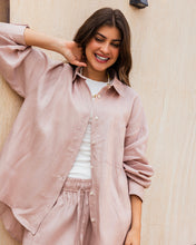 Tamaa edit Linen Shirt  - Blush Pink