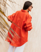 Loom & Line Linen Shirt - Orange