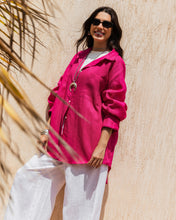 Loom & Line Linen Shirt - Hot Pink