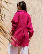 Loom & Line Linen Shirt - Hot Pink