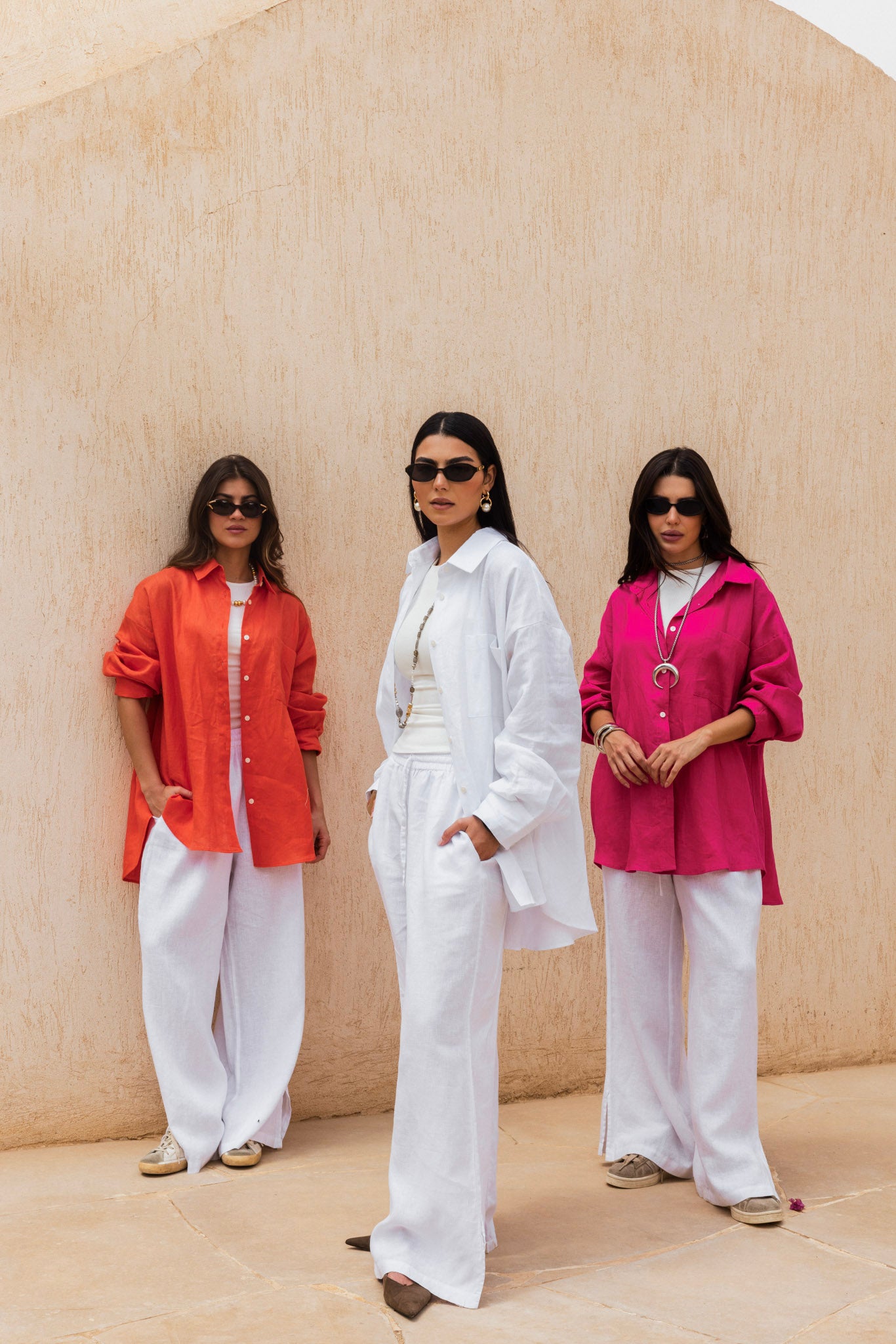 Loom & Line Linen Shirt - Hot Pink