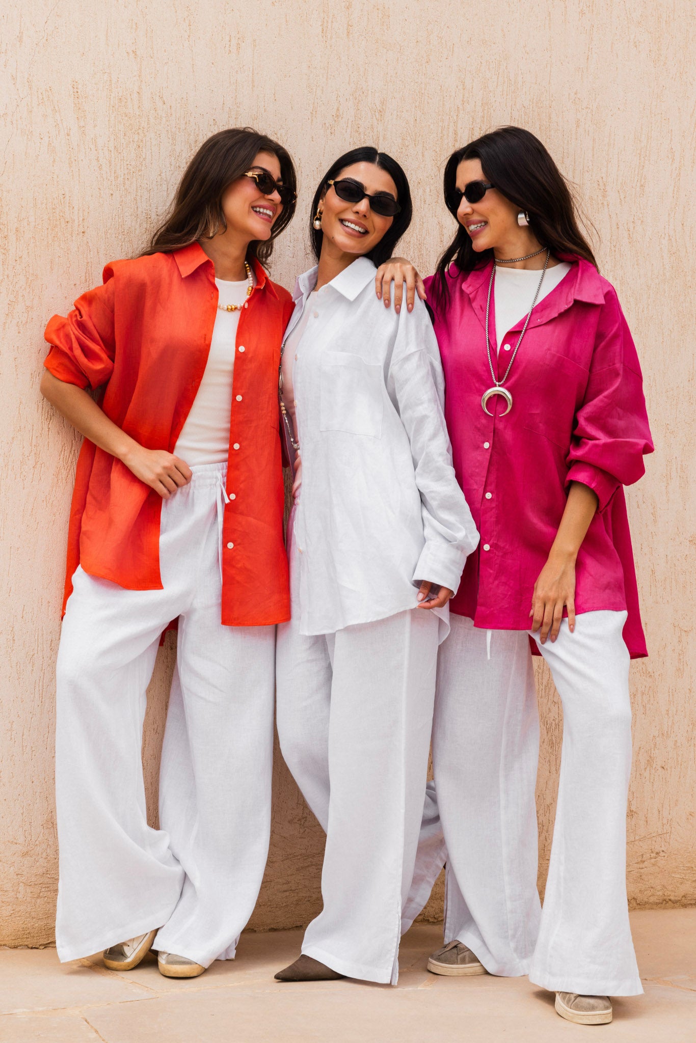Loom & Line Linen Shirt - Hot Pink