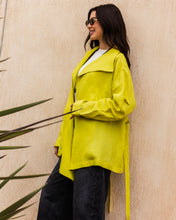 Amulet Linen Cardigan - Mustard Yellow
