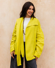 Amulet Linen Cardigan - Mustard Yellow