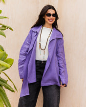 Amulet Linen Cardigan - Lilac