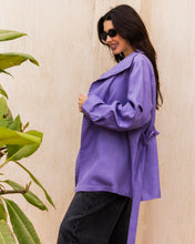 Amulet Linen Cardigan - Lilac