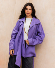 Amulet Linen Cardigan - Lilac