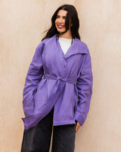 Amulet Linen Cardigan - Lilac