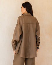 Tamaa edit Linen Shirt - Cafe