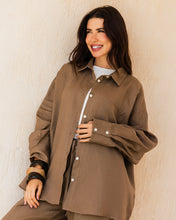 Tamaa edit Linen Shirt - Cafe