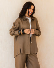 Tamaa edit Linen Shirt - Cafe