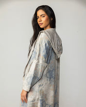 Blue Drip Cardigan