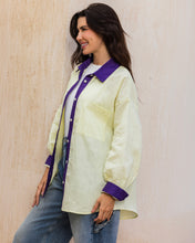 The Dual Linen Shirt - Butter Yellow
