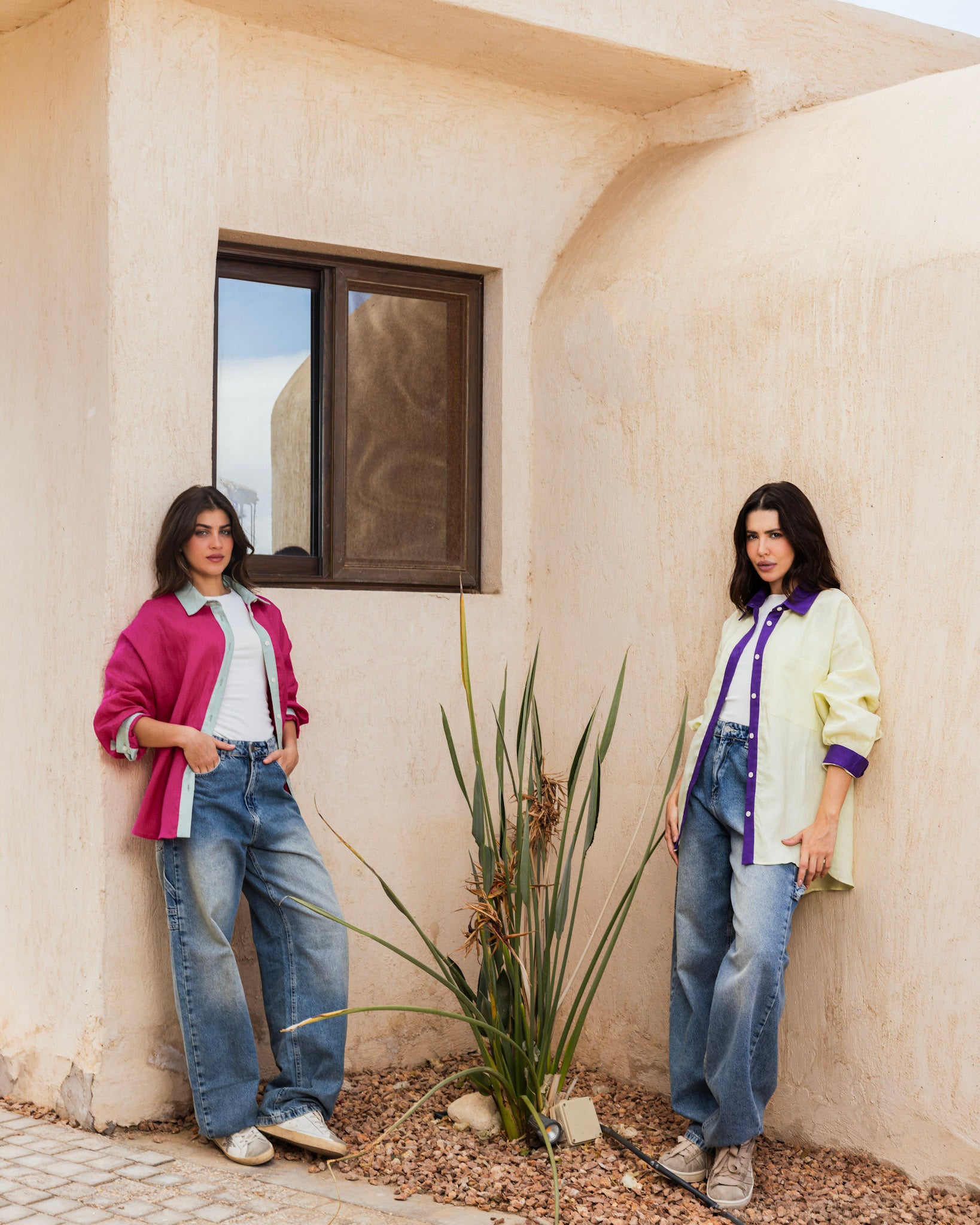 The Dual Linen Shirt - Butter Yellow