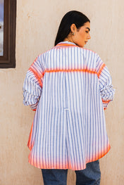 Stripped Sprayed Shirt