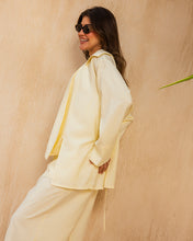 Draped Tailored Set - Butter Yellow