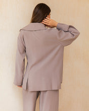 Draped Tailored Set - Taupe