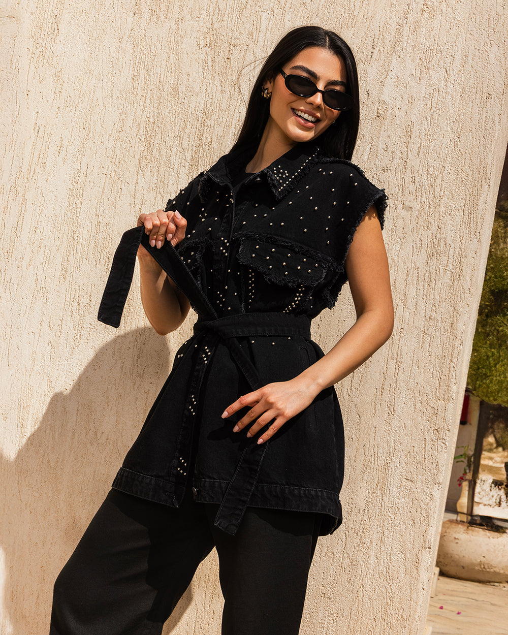 Stud-Storm Denim Vest - Adults