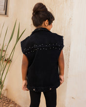 Stud-Storm Denim Vest - Kids