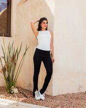 The Slit Fit Leggings Black - Adults