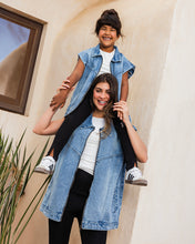 Button Back Denim Vest - Kids