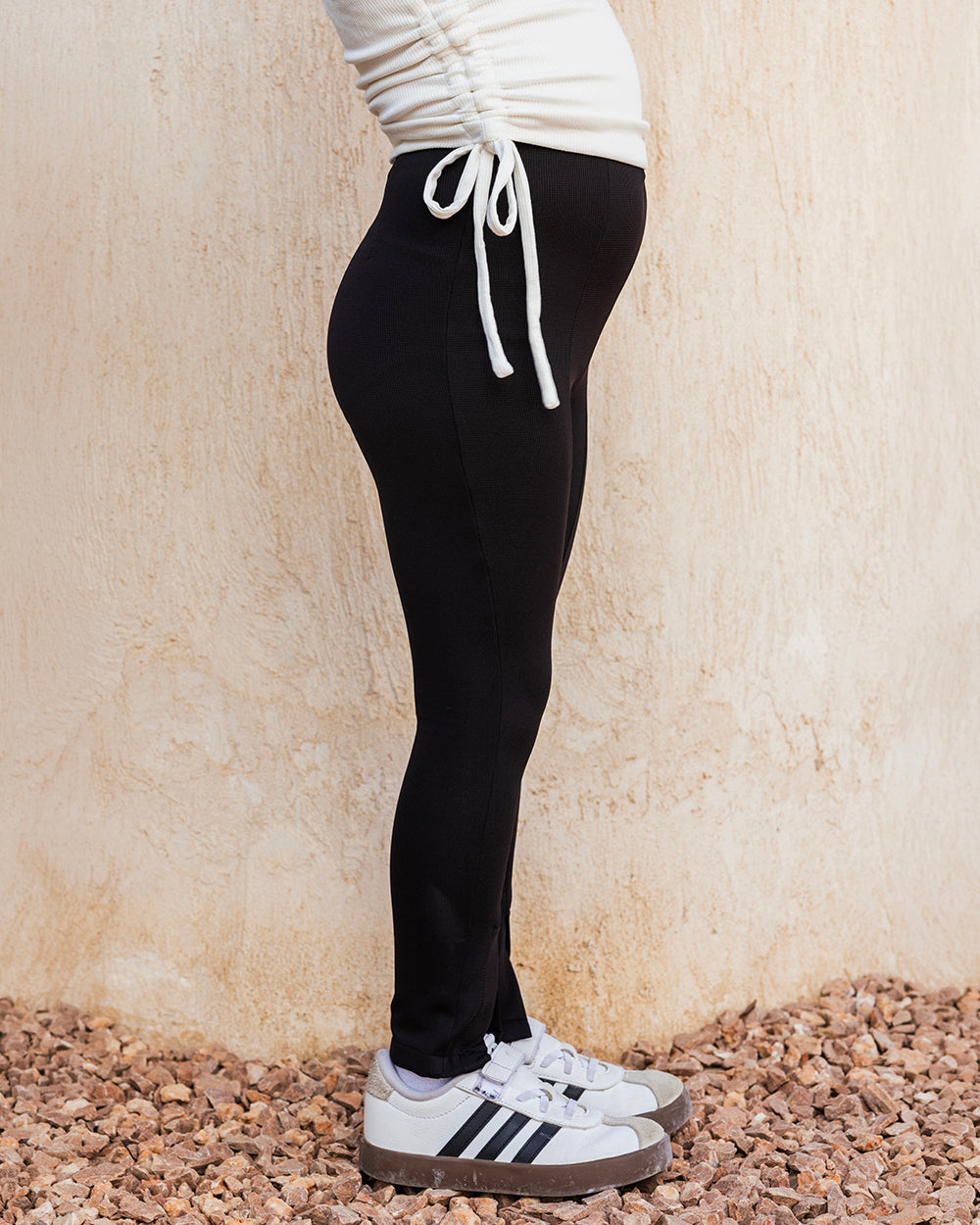 The Slit Fit Leggings Black - Kids