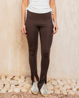 The Slit Fit Leggings Brown - Adults