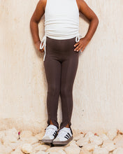 The Slit Fit Leggings Brown - Kids