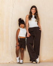 Brown Sweatshorts - Kids
