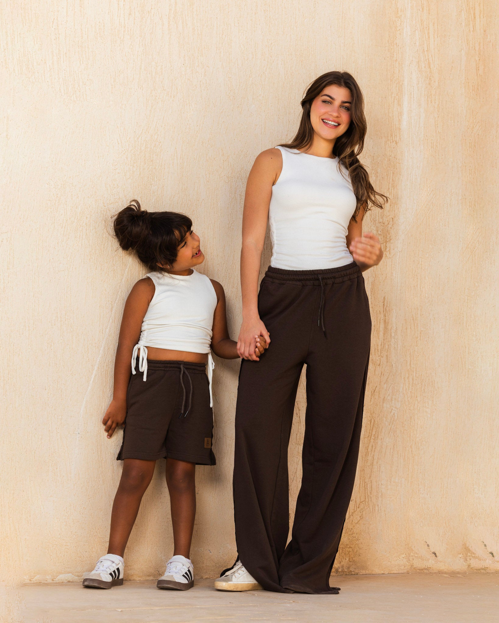 Brown Sweatshorts - Kids