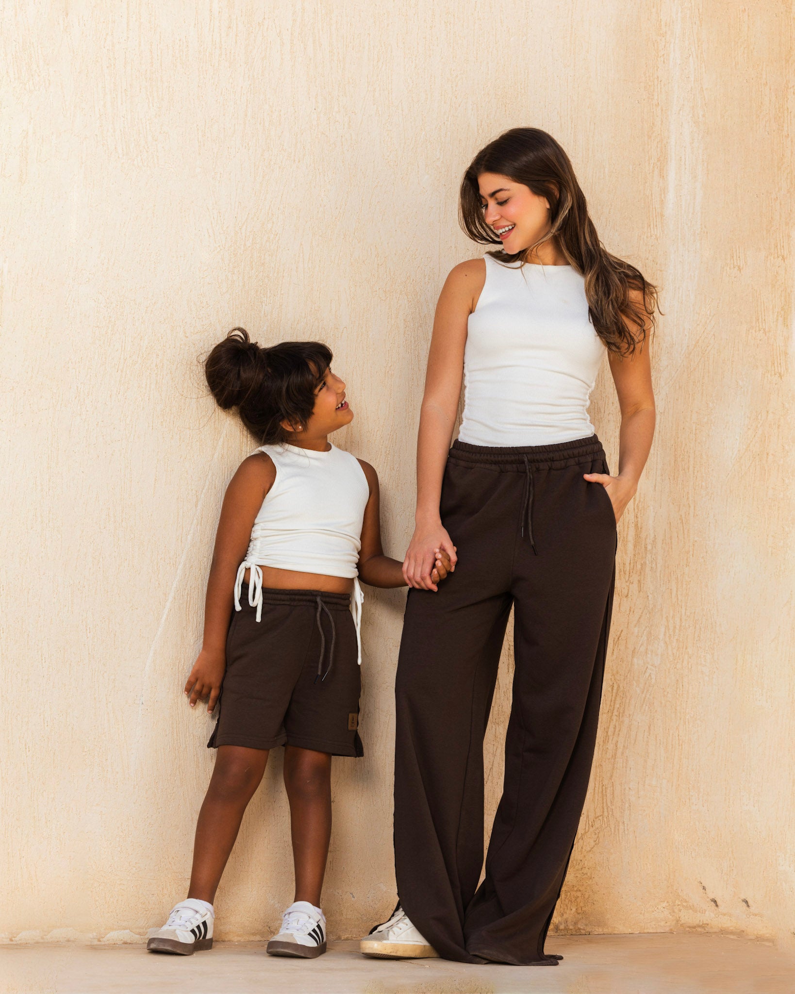 Brown Sweatshorts - Kids