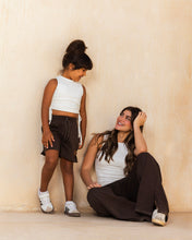 Brown Sweatshorts - Kids