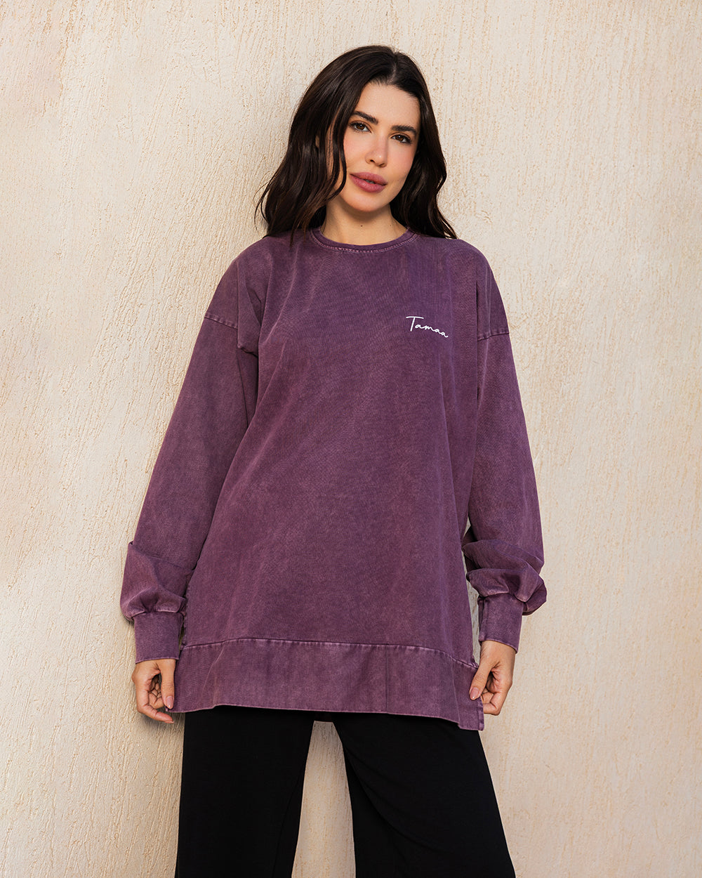 Burgundy Crew T-shirt - Adults