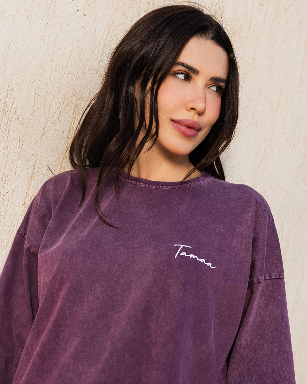 Burgundy Crew T-shirt - Adults