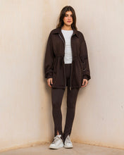 Soft Cinched jacket - Brown