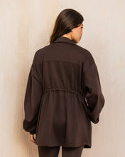 Soft Cinched jacket - Brown